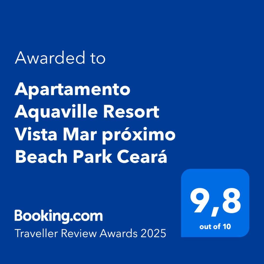 Apartamento Aquaville Resort Vista Mar Proximo Beach Park Ceara Aquiraz Extérieur photo